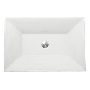 NRC73040W Regatta Collection Vessel Style Bathroom Sink - White