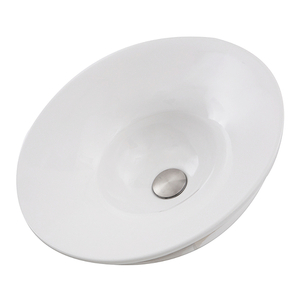 NRC77240W Regatta Collection Vessel Style Bathroom Sink - White