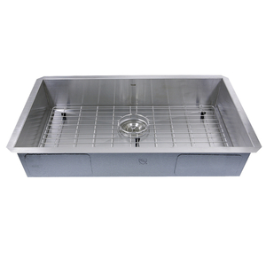 NSSPROZR301855 Pro Series Stainless Steel Single Bowl Kitchen Sink - Stainless steel