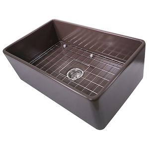 NTFCFS30CB Cape Collection Apron Front / Specialty Sink Kitchen Sink - Coffee Brown