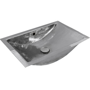 NTRSOF Brightwork Home Undermount Style Bathroom Sink - Stainless steel