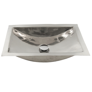 NTRSSM Brightwork Home Undermount Style Bathroom Sink - Stainless steel