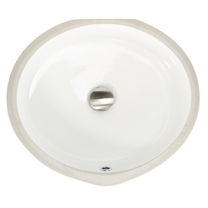 NUM16CW Great Point Undermount Style Bathroom Sink - White