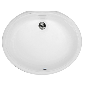 NUM17x14WK Great Point Undermount Style Bathroom Sink - White