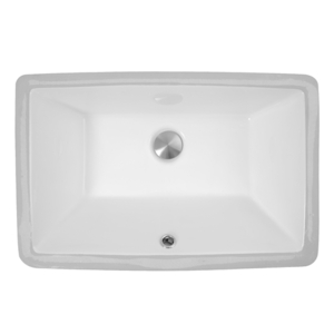 NUM19x11W Great Point Undermount Style Bathroom Sink - White