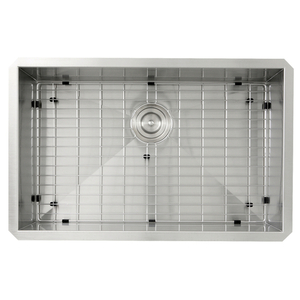 NZR2818816 Pro Series Stainless Steel Undermount - Single Bowl Kitchen Sink - Brushed Satin