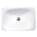 Nantucket Sinks NDI2114R White Self Rimming Bathroom Sink