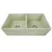 Nantucket Sinks NFCFS3318DSHGR Shabby Green Apron Front / Specialty Kitchen Sink