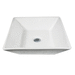 Nantucket Sinks NNSV109 White Vessel Style Bathroom Sink