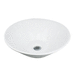 Nantucket Sinks NNSV222 White Vessel Style Bathroom Sink