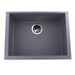 Nantucket Sinks NPR2418TI Titanium Single Bowl Kitchen Sink