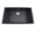 Nantucket Sinks NPR3018BL Black Single Bowl Kitchen Sink