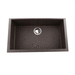 Nantucket Sinks NPR3018BR Brown Single Bowl Kitchen Sink