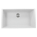 Nantucket Sinks NPR3320WUM White Single Bowl Kitchen Sink