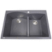 Nantucket Sinks NPR6040TI Titanium Double Bowl Kitchen Sinks