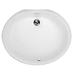 Nantucket Sinks NUM17x14WK White Undermount Bathroom Sink