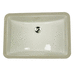 Nantucket Sinks NUM18x12B Bisque Undermount Bathroom Sink