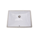 Nantucket Sinks NUM18x13W White Undermount Bathroom Sink