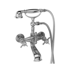 N1014/15 Fairfield Wall Mount Whirlpool Faucet Tub Faucet - Polished Nickel - Natural