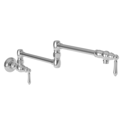 N1030-5503/15 Chesterfield Pot Filler Kitchen Faucet - Polished Nickel - Natural