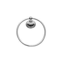 N15-09/65 Amisa Towel Ring Bathroom Accessory - Biscuit