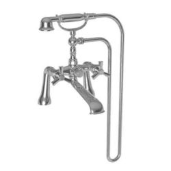  Miro Deck Mount With Handshower Tub Faucet - Stainless Steel - PVD