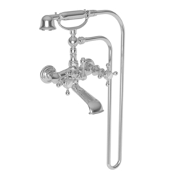 N1760-4282/15 Victoria Wall Mount Whirlpool Faucet Tub Faucet - Polished Nickel - Natural