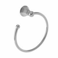  Metropole Towel Ring Bathroom Accessory - Biscuit