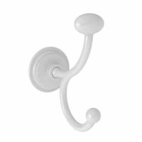  Miro Robe Hook Bathroom Accessory - White