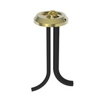  Duncan Air Gap Kitchen Accessory - Uncoated Polished Brass - Living