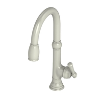  Jacobean Pull-Out Spray Kitchen Faucet - Biscuit