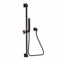  Hand Held Shower - Slide Bar Mount Shower Accessory - Weathered Copper - Living