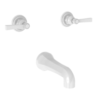  Astor Tub Faucet Trim Trim Kit - White