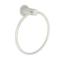  Dorrance Towel Ring Bathroom Accessory - Biscuit