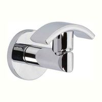  East Square Robe Hook Bathroom Accessory - Polished Chrome