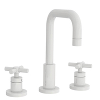  East Square 8'' Widespread Bathroom Faucet - White