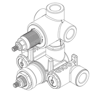  Thermostatic Valve Rough In Valve - Rough Brass