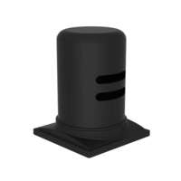  Adams Air Gap Kitchen Accessory - Flat Black