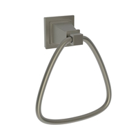  Malvina Towel Ring Bathroom Accessory - Gun Metal