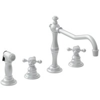Two Handle Kitchen Faucet 4 Hole