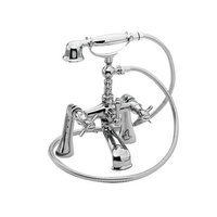  Fairfield Deck Mount With Handshower Tub Faucet - Polished Chrome