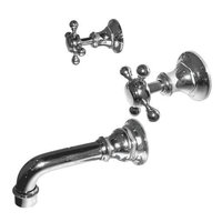  Victorian Tub & Shower Faucet Trim Trim Kit - Polished Chrome