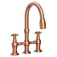  Chesterfield Pull-Out Spray Kitchen Faucet - Antique Copper