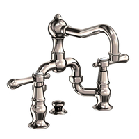  Chesterfield 8'' Widespread Bathroom Faucet - Polished Nickel - Natural