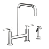 Two Handle Kitchen Faucet 2 Hole