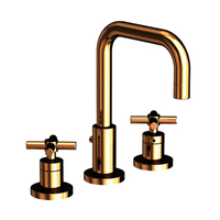  East Square 8'' Widespread Bathroom Faucet - French Gold - PVD