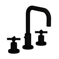  East Square 8'' Widespread Bathroom Faucet - Flat Black