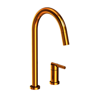  East Linear Pull-Out Spray Kitchen Faucet - Aged Brass