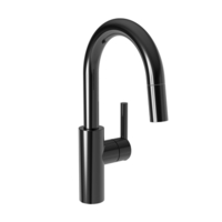  East Linear Single-Hole Bar Faucet - Midnight Chrome
