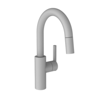  East Linear Single-Hole Bar Faucet - Matte White